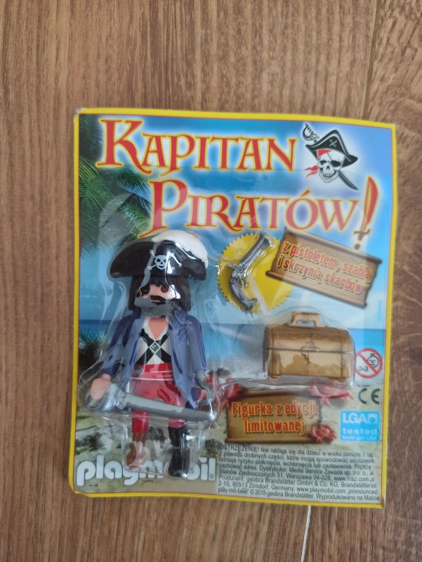 Playmobil kapitan piratów nowy
