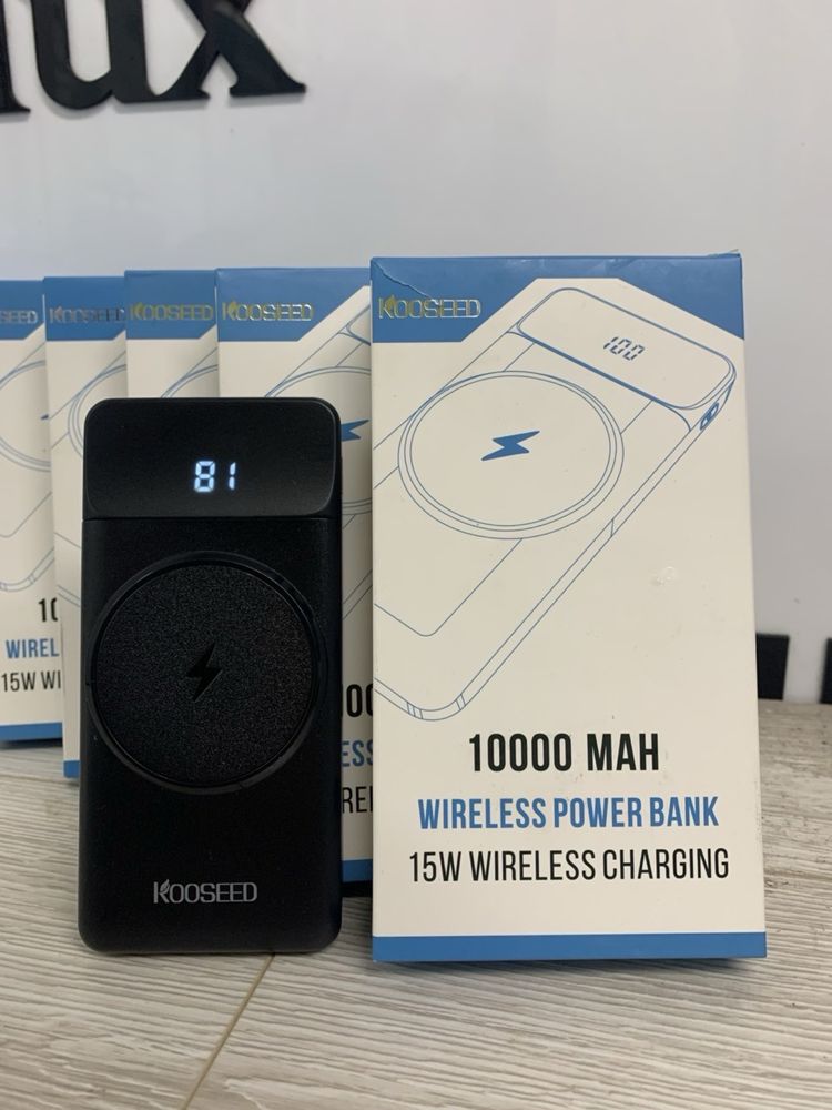 Павербанк 10000mAh Koossed бездротовий