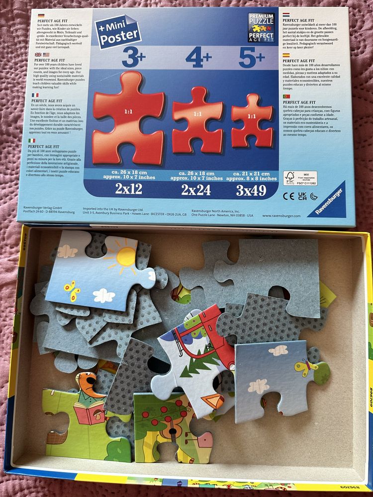 Puzzle Kid E Cats 3+