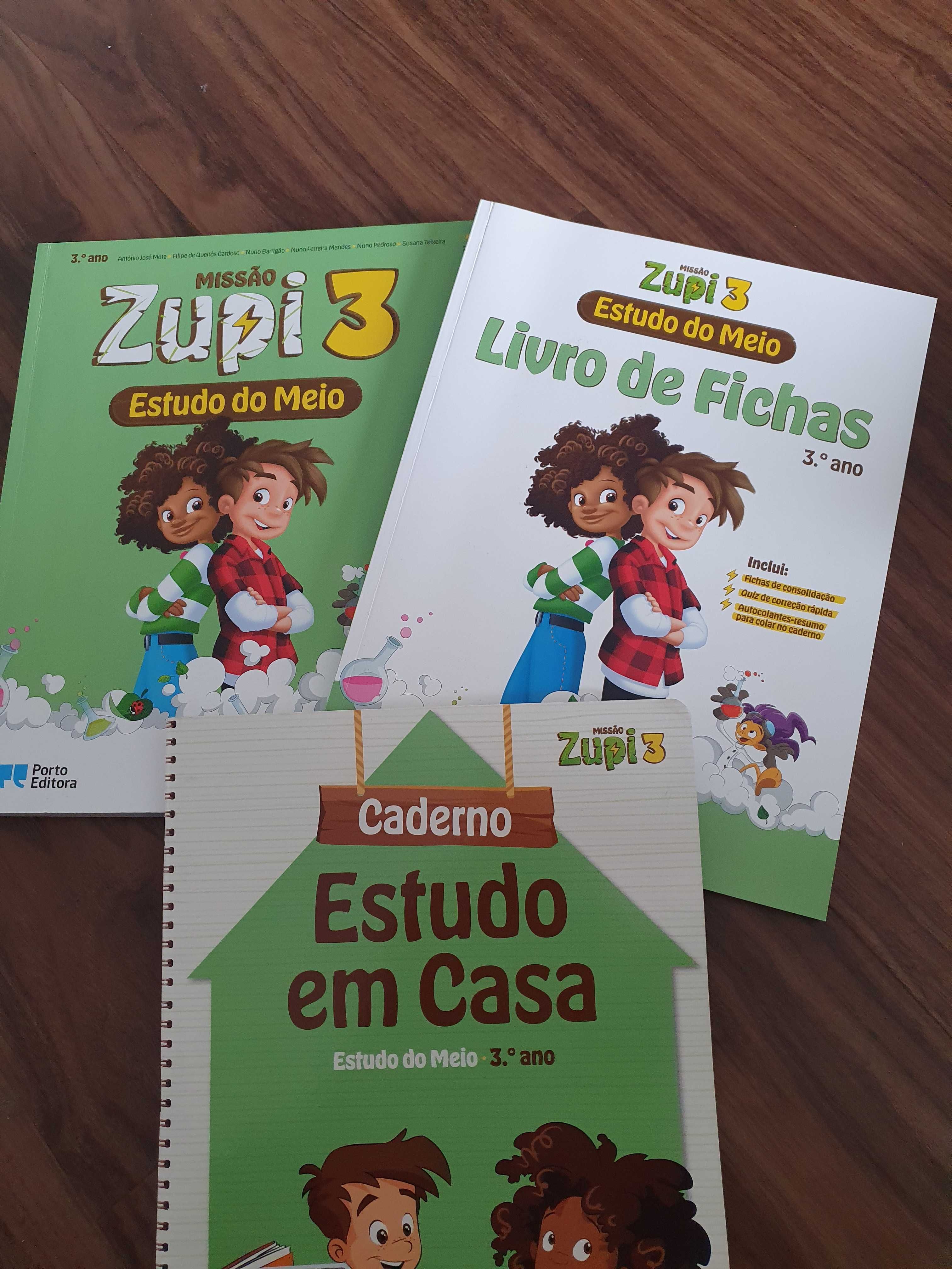 Livros zuppi 3 ano de escolaridade conjunto completo