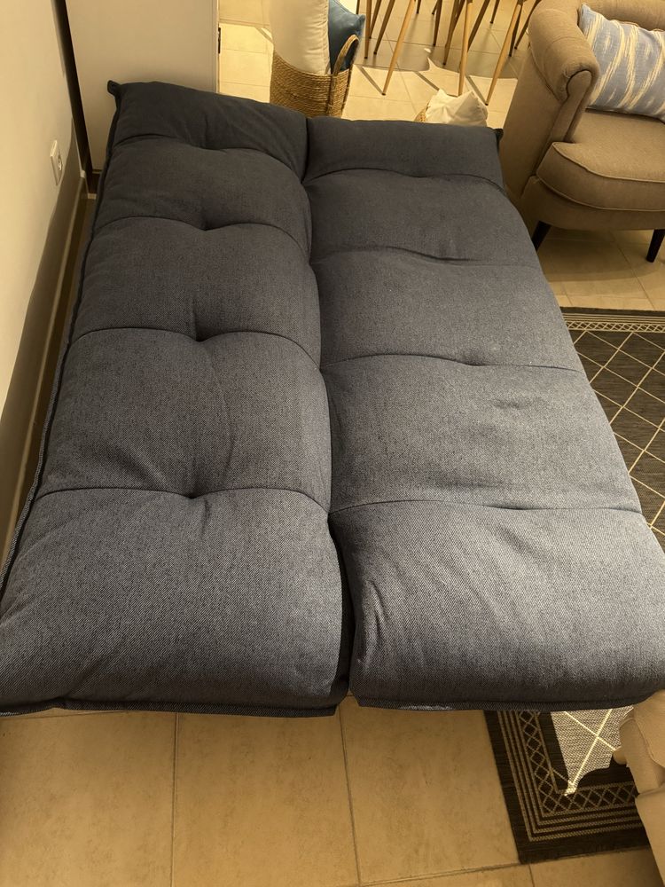 Sofá Cama Azul 2 lugares