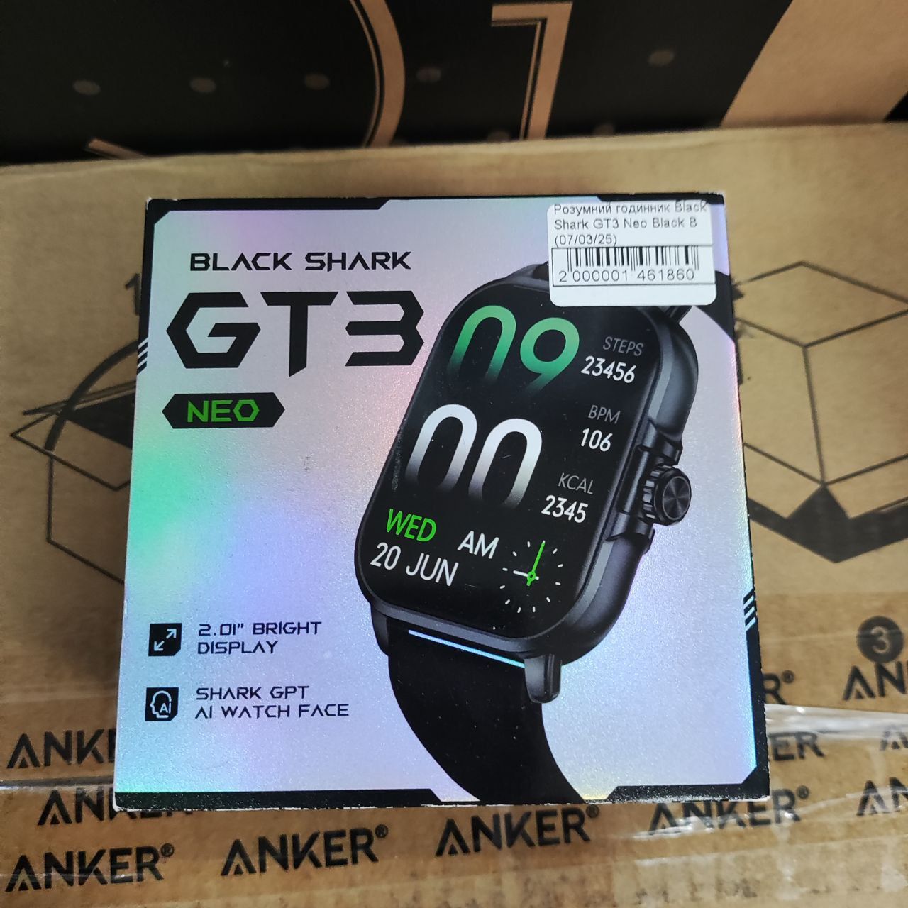 Смарт часы  Black Shark GT3 Neo Black