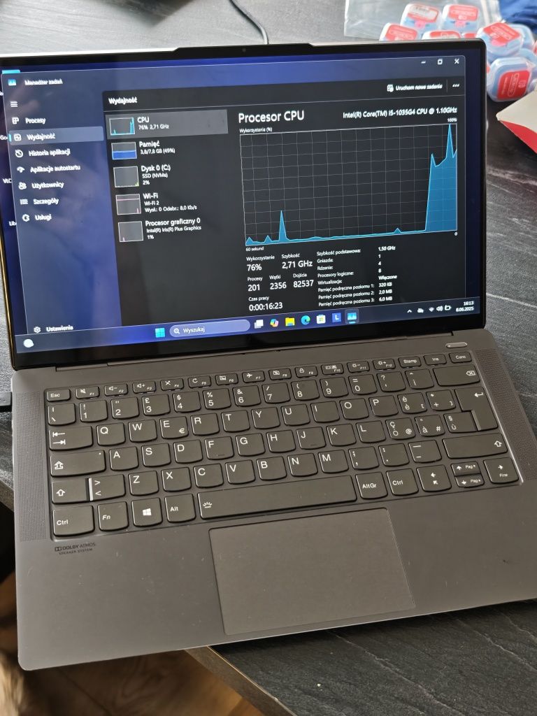 Dotykowy Laptop Lenovo Yoga S940-14IIL 8/512GB  SSD I5-10Gen