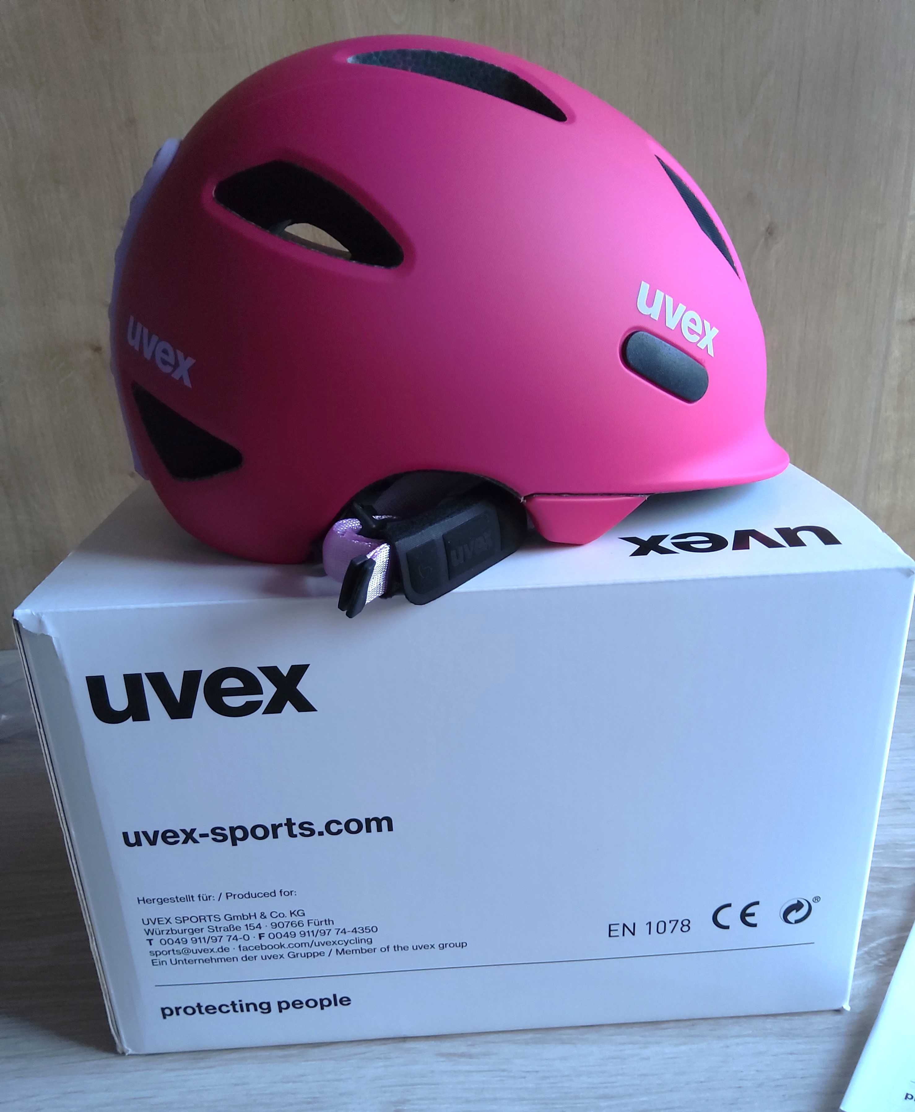 Kask rowerowy Uvex Oyo berry purple mat  r. 45-50