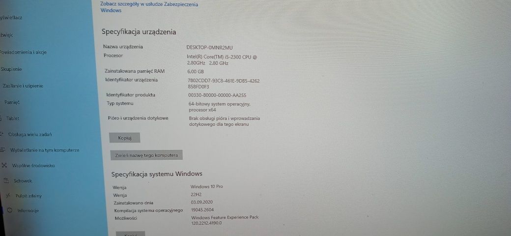 Zamienie lub sprzedam komputer Fujitsu +monitor gratis za cos innego
