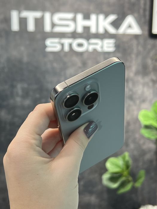 iPhone 15 Pro Natural Titanium • 128GB • 95%Акб • Оплата частинами