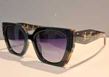 **PRADA okulary panterka polaryzacyjne nowe brązowe czarne