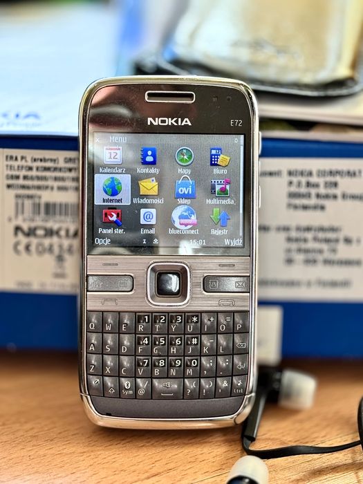 NOKIA E72 Kolekcjonerska! Pełen Zestaw NOS + Pudełko (ERA GSM)