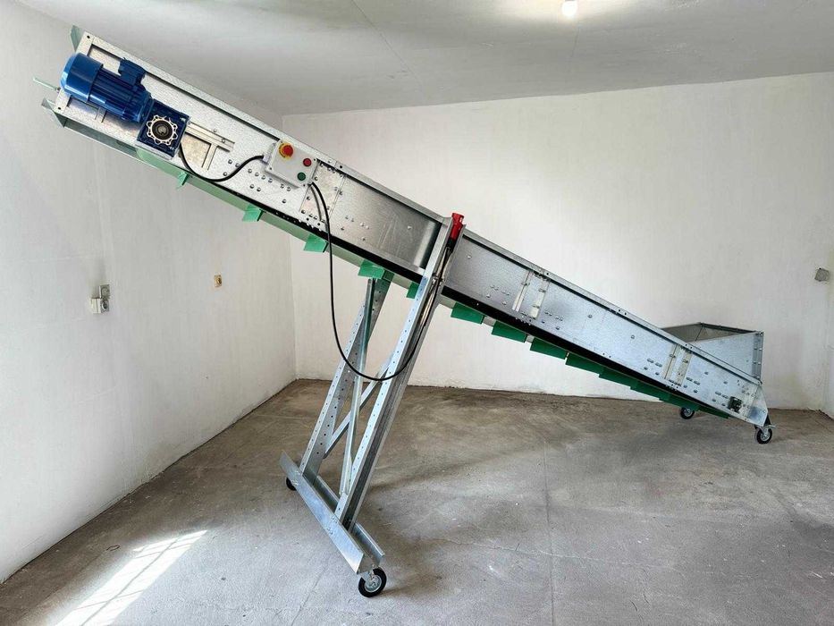 Podajnik taśmowy, podajnik, taśmociąg - 4 metry - Polski - PRODUCENT