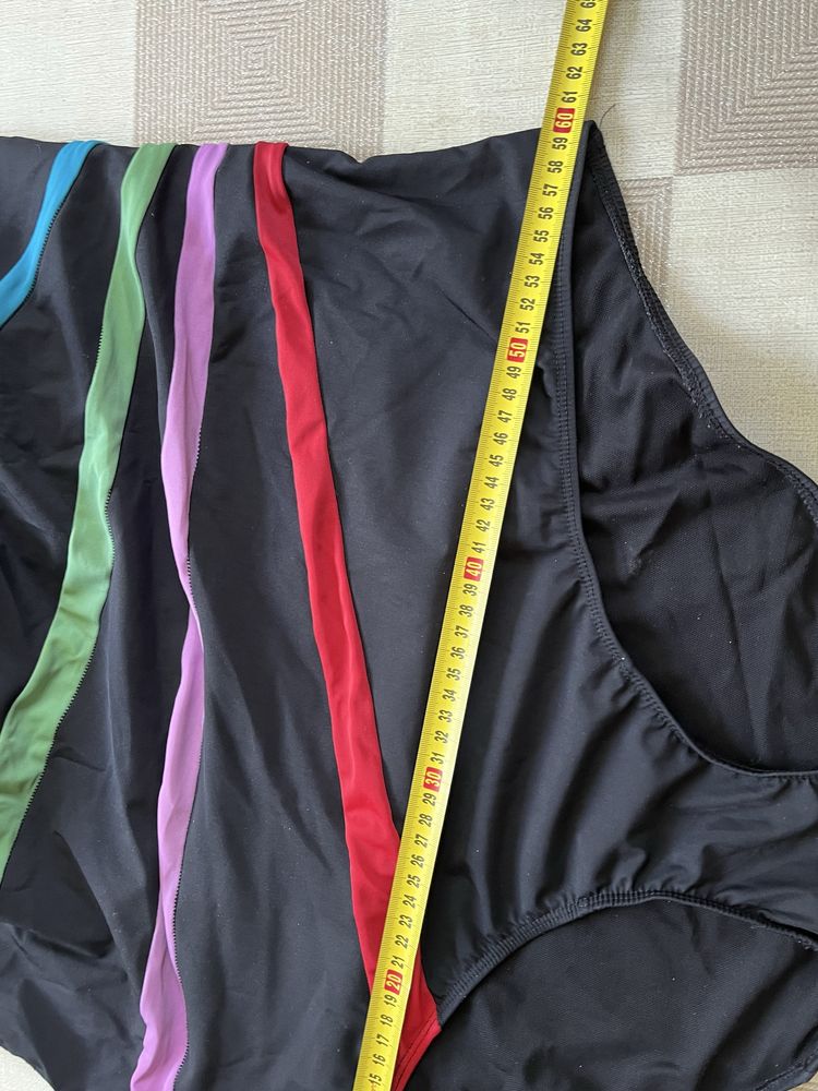 Kostium kąpielowy strój jednoczęściowy push up wyprofilowany 4XL/5XL