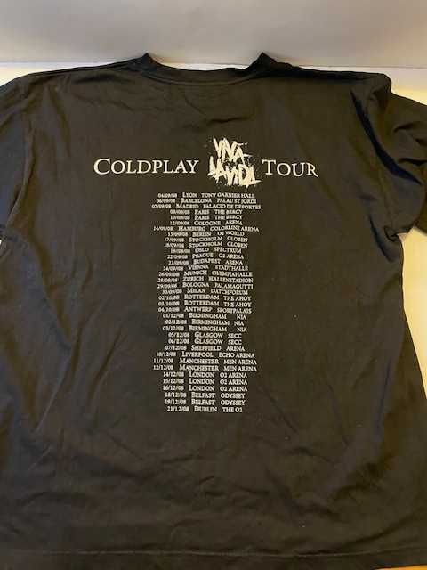 Koszulka bawełniana t-shirt Coldplay Moon rozmiar L
