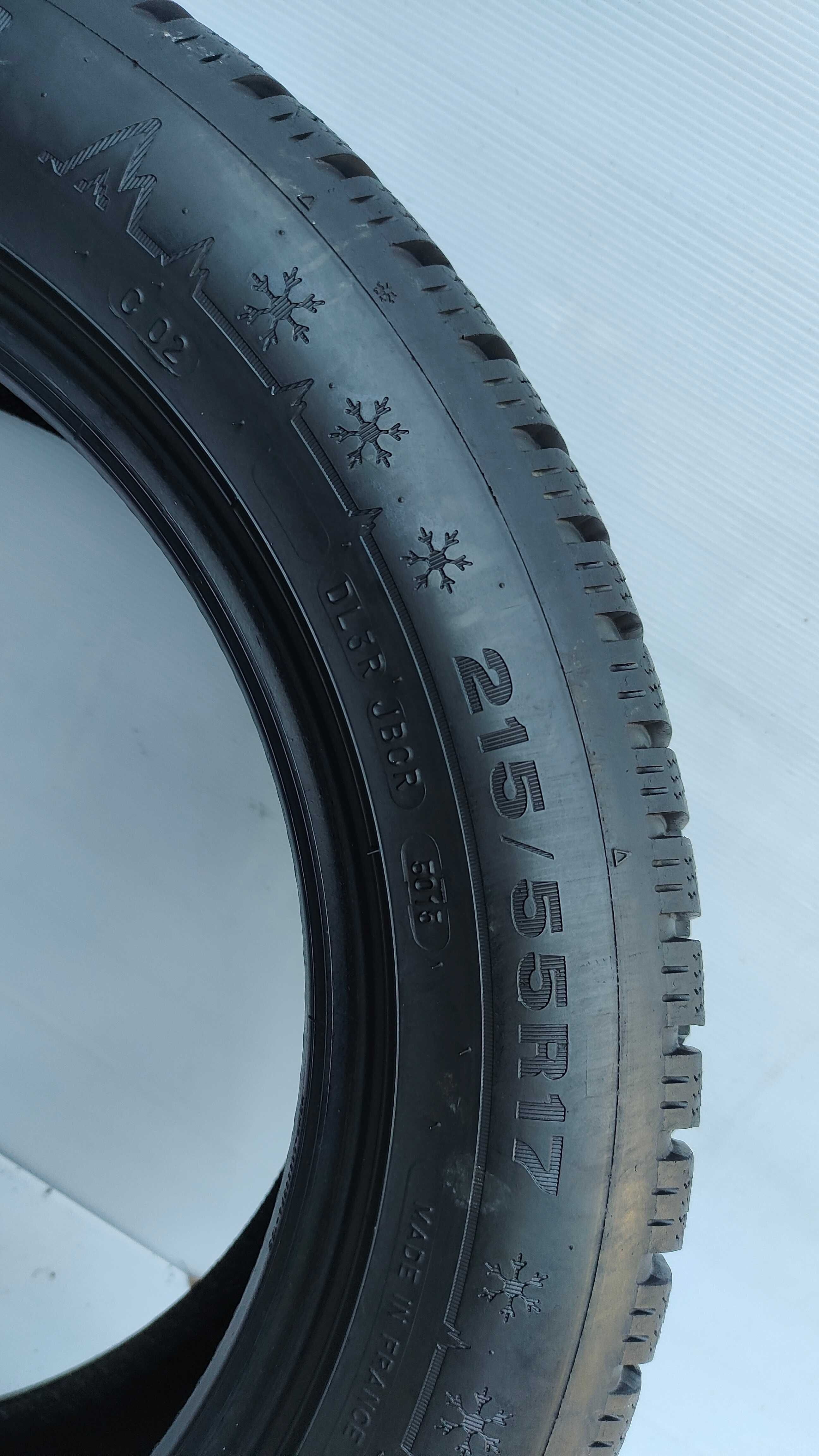 Opony Zimowe 215/55/17 Dunlop 2szt 7,5mm MB