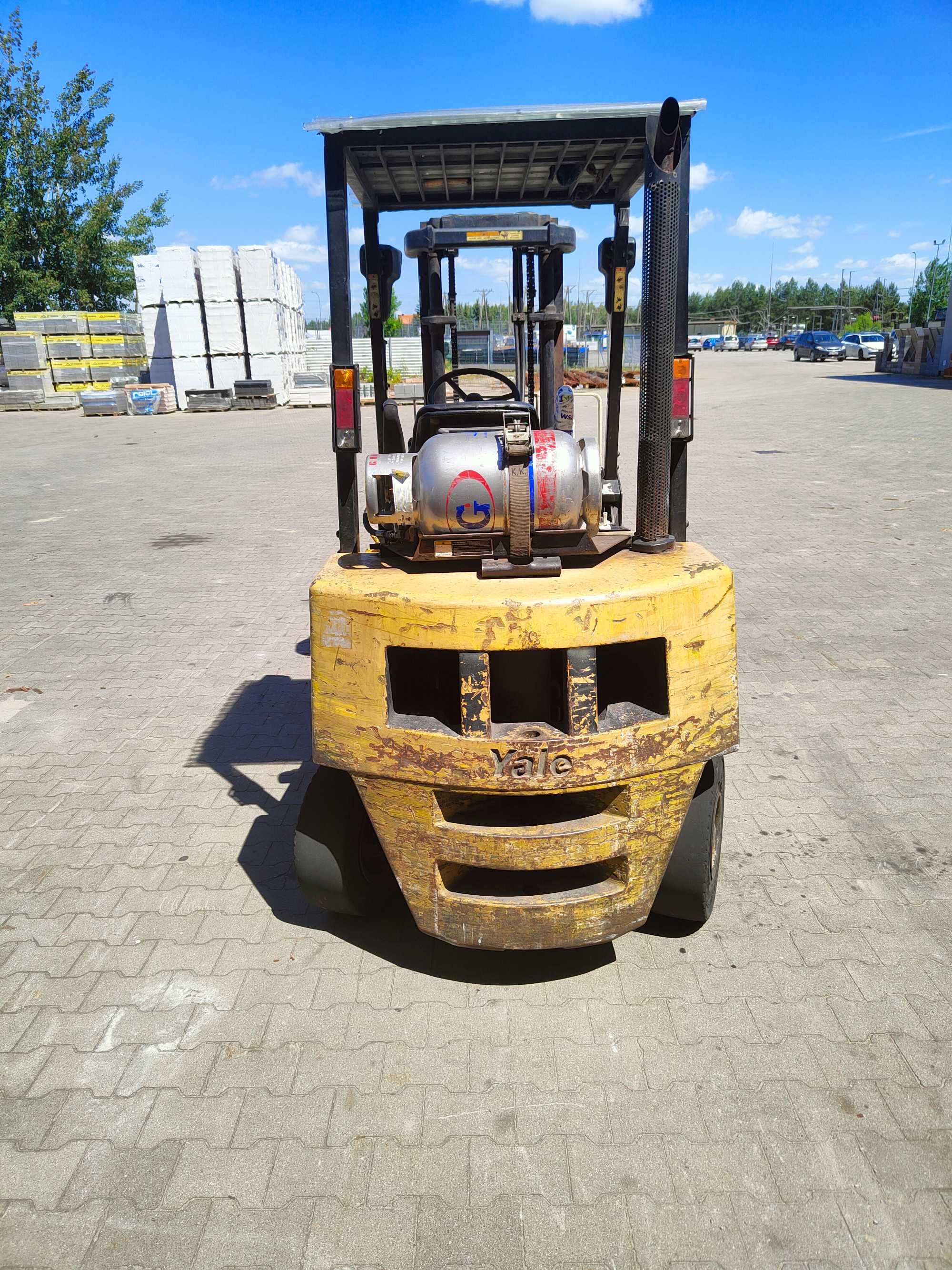 YALE GLP 25RF [2004] wózek widłowy 2500kg  LPG/ KSIAZKA UDT
