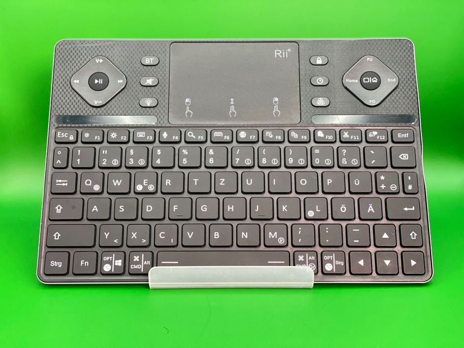 Klawiatura Bt z touchpadem, podświetlana RGB, Android TV, iPad, PC