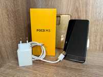 Poco M3 4GB 128GB Power Black Pudełko Ładowarka Kabel