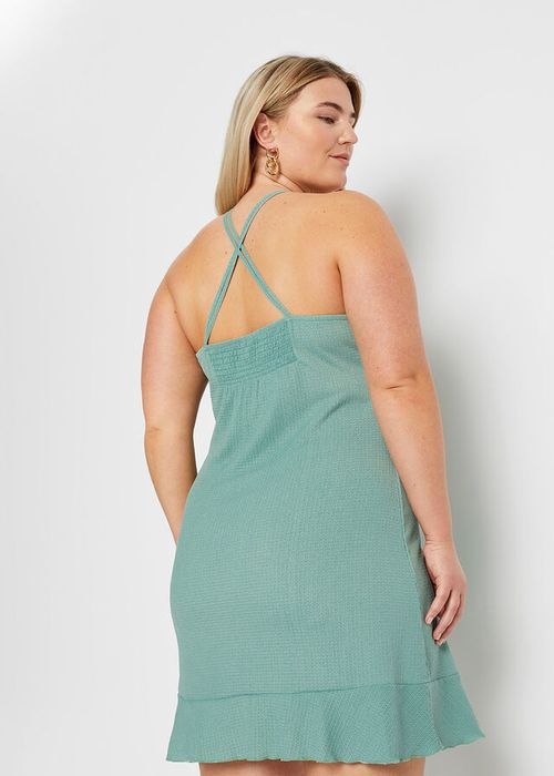 B.P.C sukienka dżersejowa szałwia 40/42.