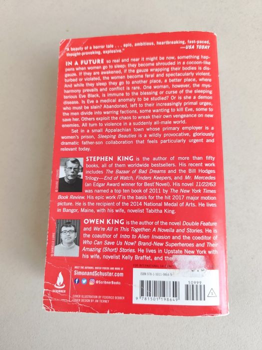Livro: Sleeping Beauties de Stephen King & Owen King