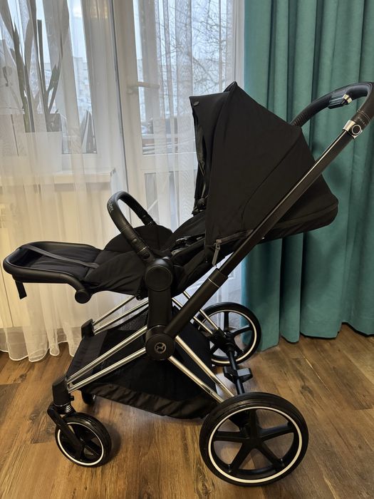 Коляска Cybex Priam 4  2в 1 Sepia Black (Пріам)