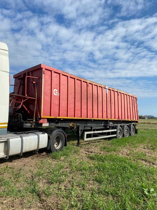 Naczepa stalowa Gras\GS Hardox uszkodzona