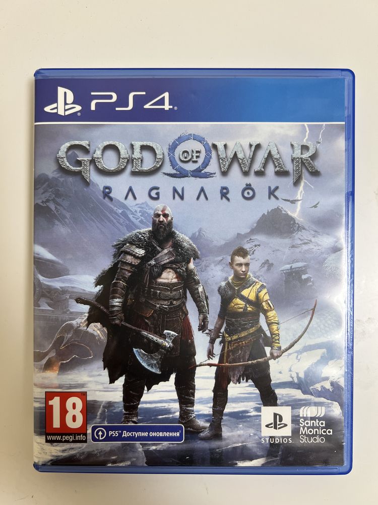 Диск God Of War Ragnarok ps 4/ps5