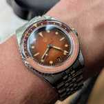 WD Vintage GMT 38mm tarcza tropik