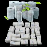 50X sacos vasos plantas 15x19 cm jardinagem jardim sementeiras