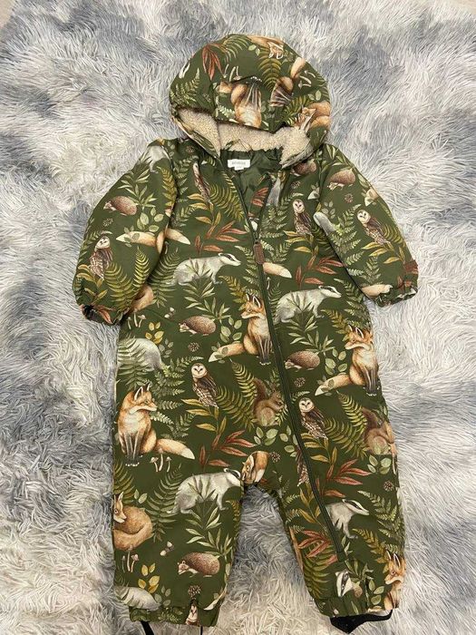 Теплий комбінезон для немовля на 3-8міс.