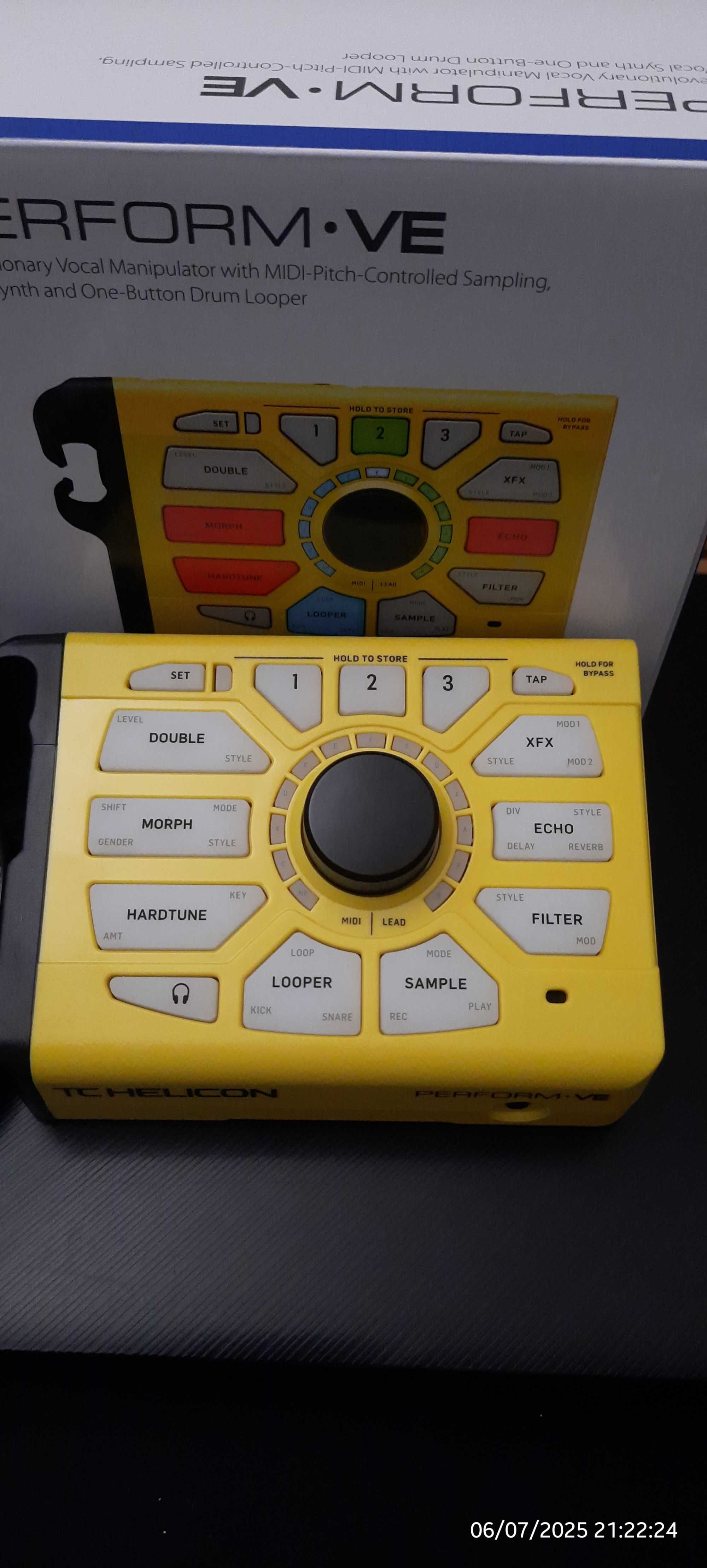 TC Helicon Perform VE procesor wokalny looper sampler