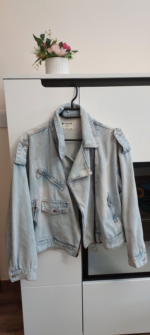 Krótka kurteczka dżinsowa Denim r. S WYPRZEDAŻ