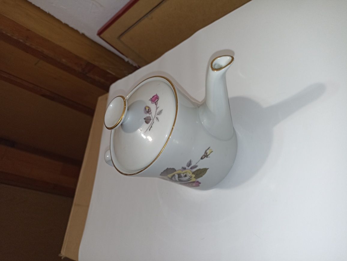 Stary vintage PRL imbryk czajniczek dzbaneczek porcelana Włocławek