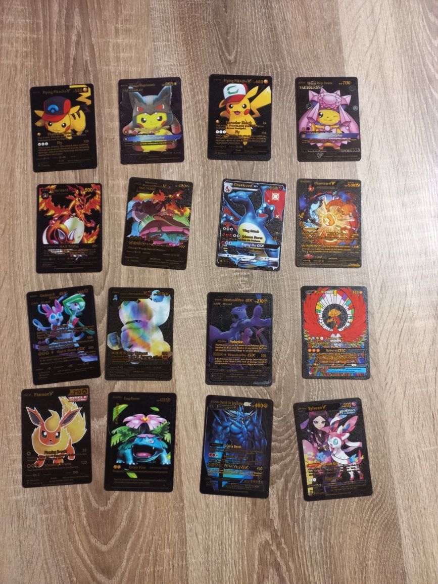 Karty Pokemon czarne 16 szt