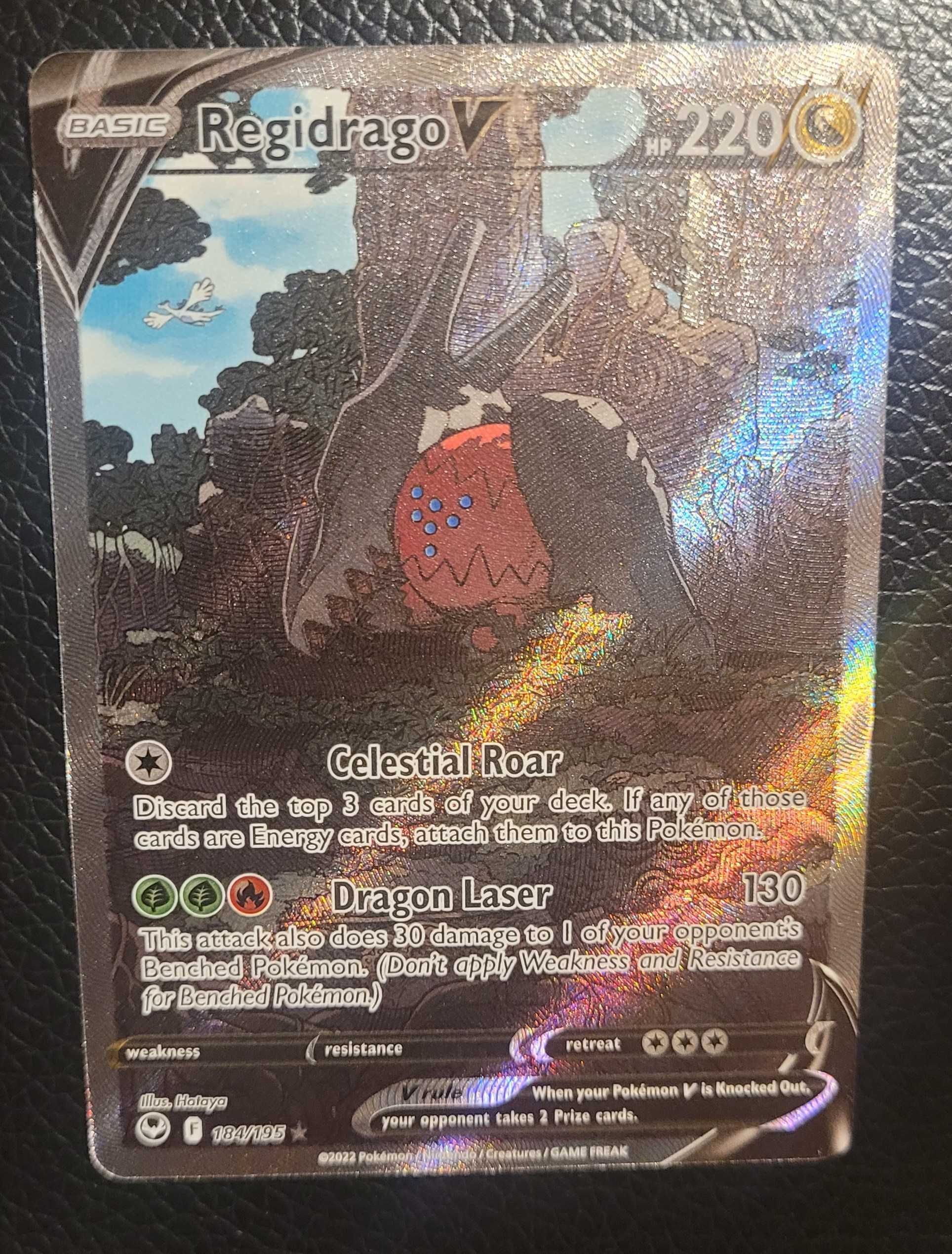 Karta Pokemon Regidrago V (SIT 184/195) Alternate Art mint