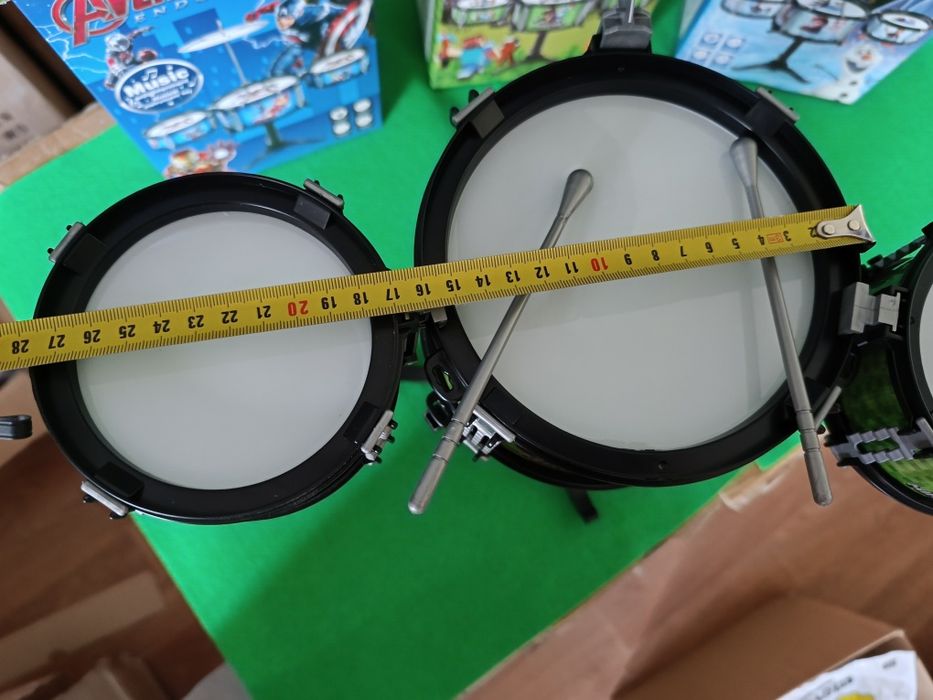 Дитяча барабанна установка барабан детский дитячий Ельза