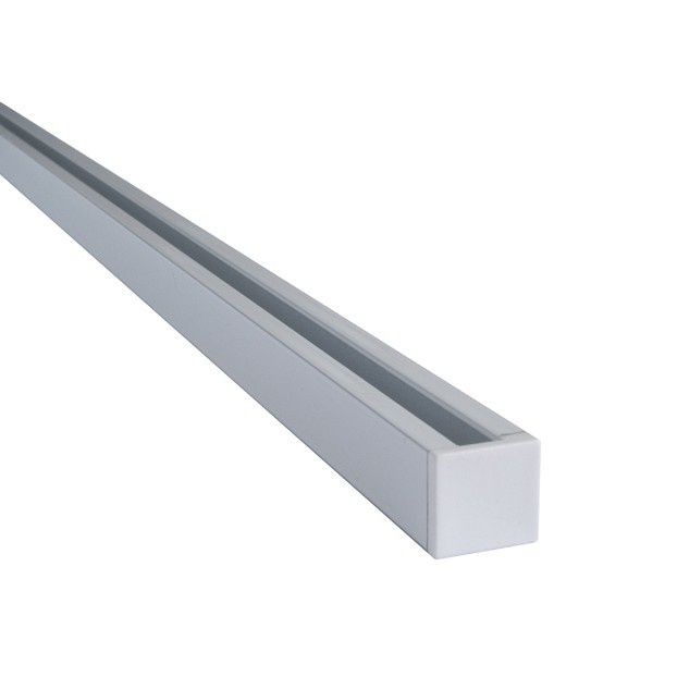 Karnisz pojedynczy, aluminiowa szyna sufitowa 150/100cm