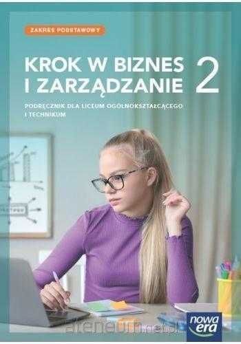 *NOWA* Krok w biznes i zarządzanie 2 Karty Pracy + Podręcznik Nowa Era