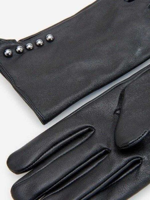 Кожа на флисе перчатки reserved оригинал две модели