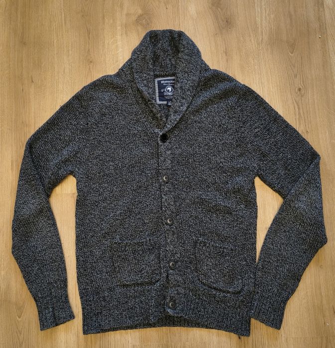 Szary męski sweter L