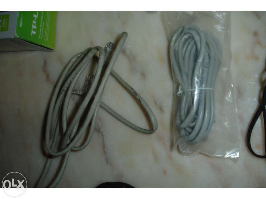 Cabos USB, Rede, HDMI, conectores e outros