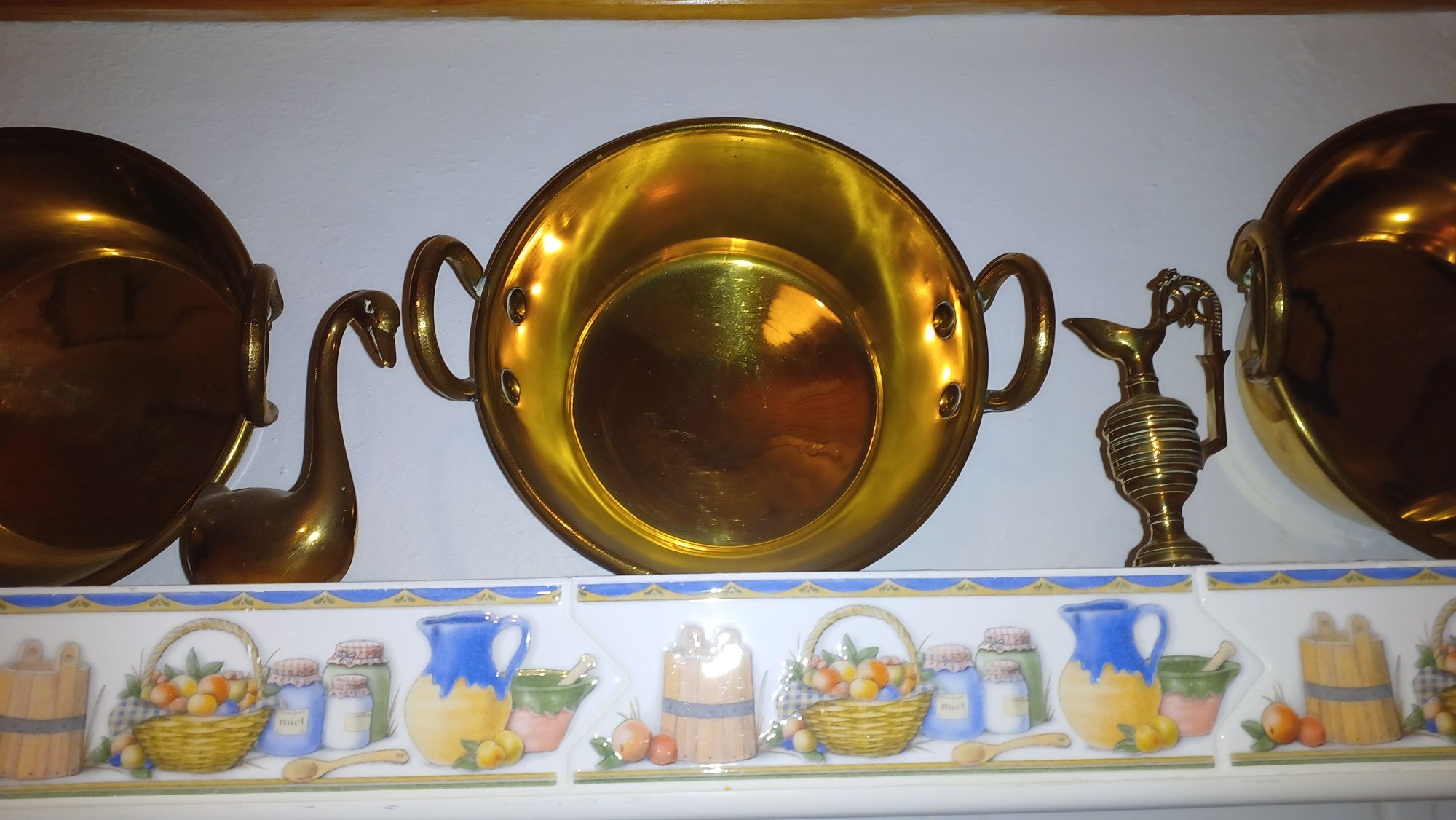 Conjunto de caldeiras latão/cobre