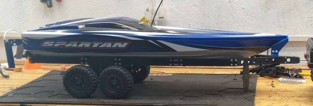 Przyczepka traxxas Spartan, pod Motorówke, Łódź RC, Amewi alpha i inne