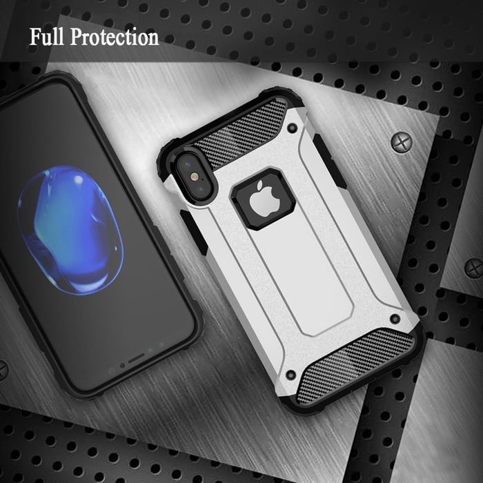 Z504 Capa Dura Armor Hybrid Tough Shockproof iPhone XR