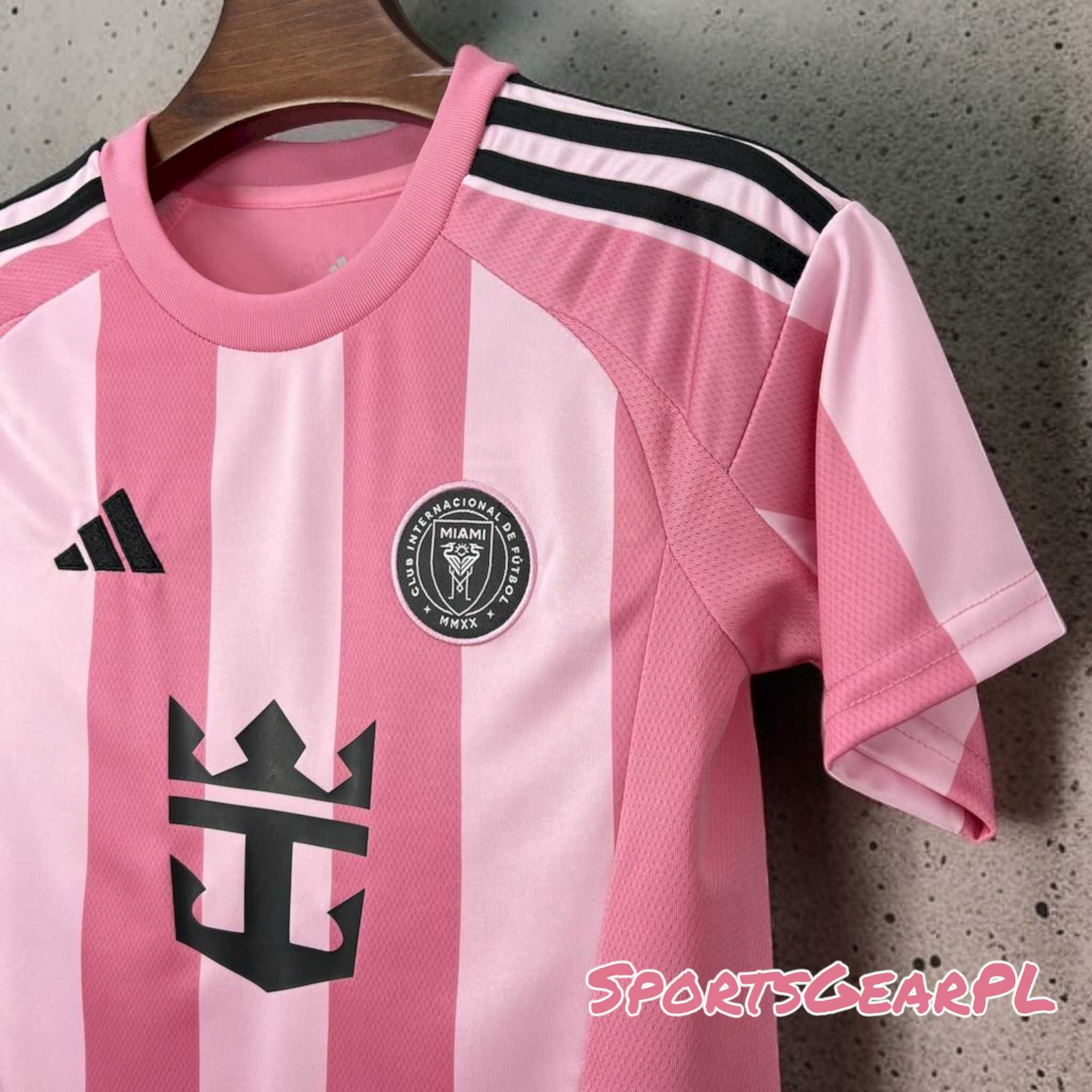 NOWOŚĆ! Leo MESSI #10 Inter Miami 25/26 Komplet Domowy RÓŻNE ROZMIARY