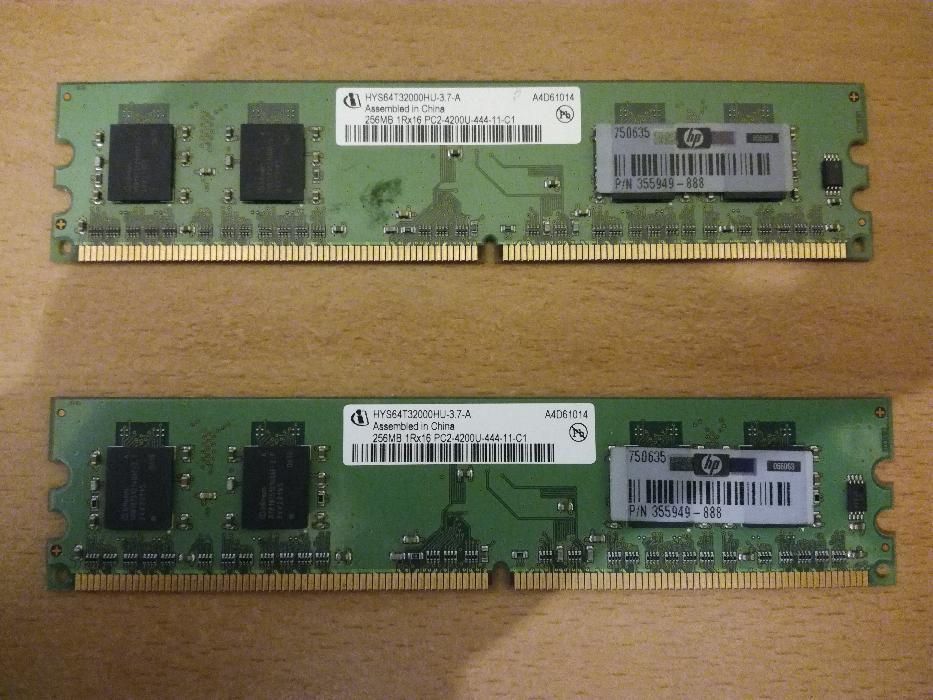 Memória Ram HP 256MB DDR2 533MHZ PC2-4200