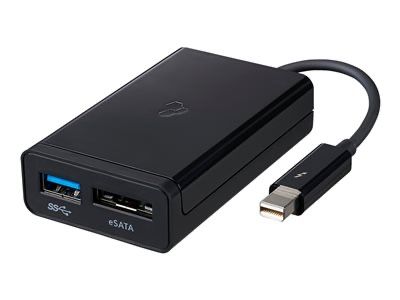 Adaptador raro Kanex KTU10 Thunderbolt USB 3 eSATA