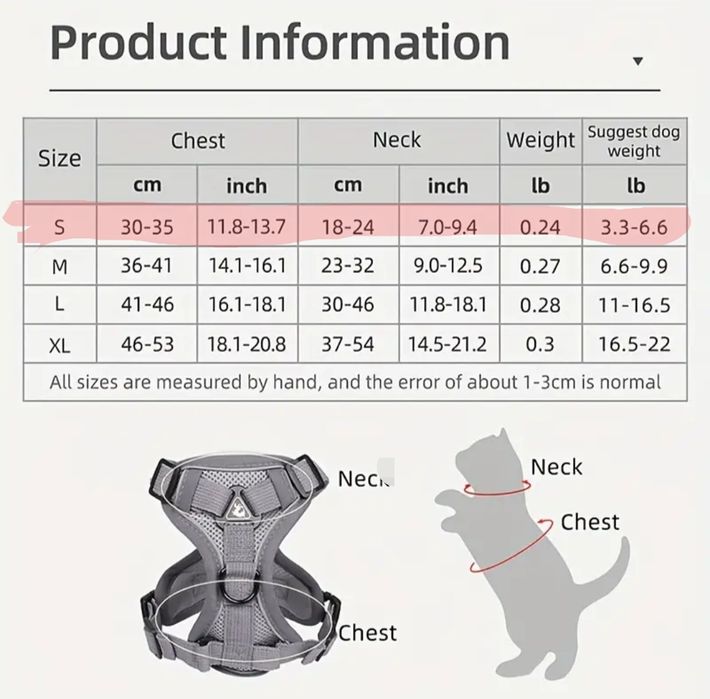 Szelki dla kota psa szare  + smycz