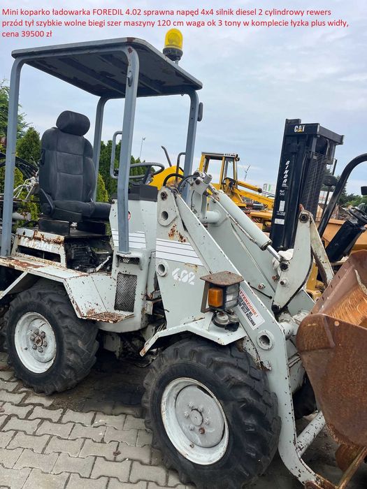Koparko ładowarka FIORI 4x4 jak 2cx