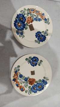 Dwa nieużywane ręcznie malowane talerze Włocławek
