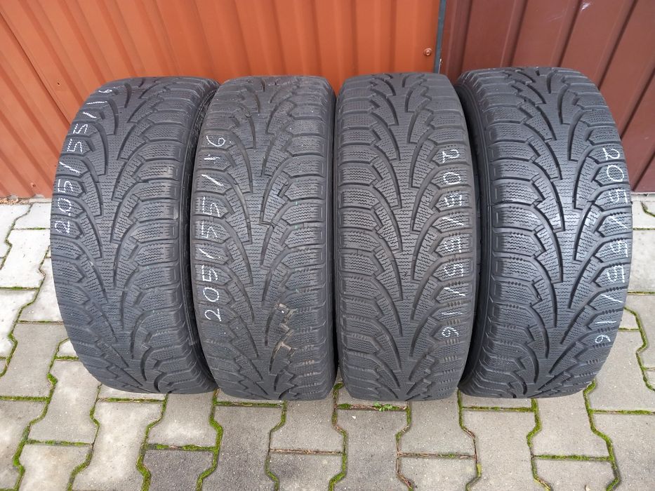 4x Opony Używane Zimowe 205/55R16 Profil