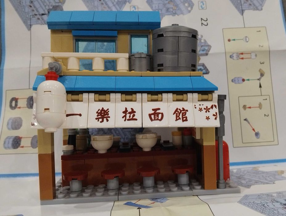 Лего совместимый конструктор японское кафе