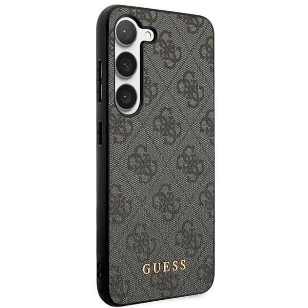 Guess Guhcs23Mg4Gfgr S23+ S916 Szary/Grey Hardcase 4G Metal Gold Logo